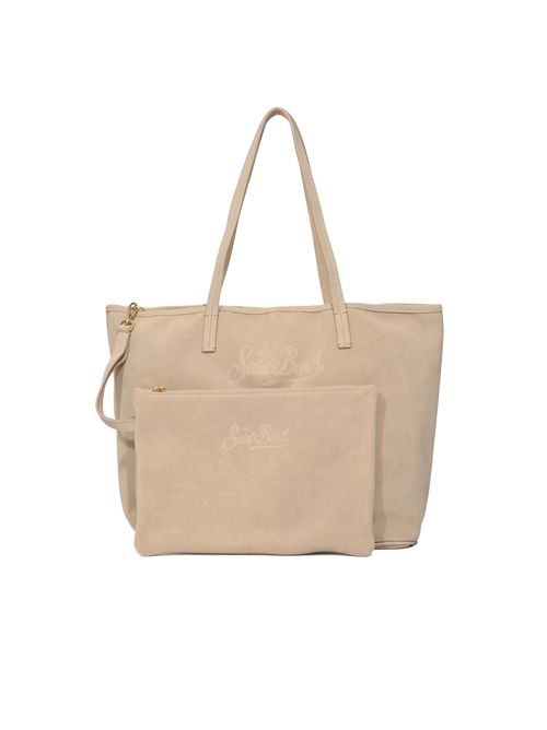 Borsa City regular in camoscio Beige Mc2 Saint Barth | CB000300102L